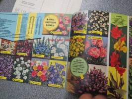 P. Bakker Oy Hillegom Kevät 1962 kukkasipulit, perennat, ruusut, koristepensaat -kuvasto