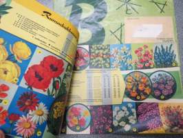 P. Bakker Oy Hillegom Syksy 1961 kukkasipulit, perennat, ruusut, koristepensaat -kuvasto