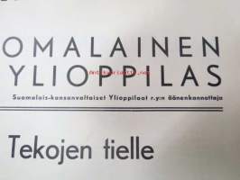 Suomalainen ylioppilas 1939 nr:ot 1-4