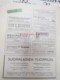 Suomalainen ylioppilas 1939 nr:ot 1-4