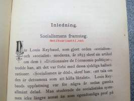 Den Moderna Scialismen af Emile de Laveleye -ruotsiksi kääntänyt Erik Thyselius