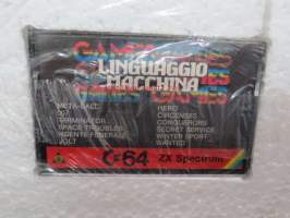 Linguaccia Macchina Commodore 64 / 128, ZX Spectrum 48 K -avaamaton pelikasettipakkaus