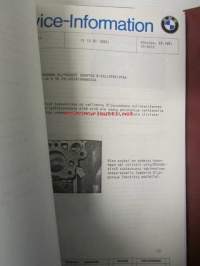BMW Schaltplan für allgemeine Fahrzeugelektrik ohne Check-Control ab Modell 80 - Sähkökaavioita 300-500-600-700 sarjoista 1981