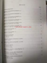 BMW Schaltplan für allgemeine Fahrzeugelektrik ohne Check-Control ab Modell 80 - Sähkökaavioita 300-500-600-700 sarjoista 1981