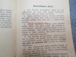 Oppilaskirja nr 451 Eino Sulander Auran aseman ylempi kansakoulu