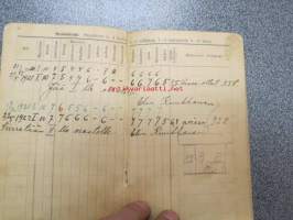 Oppilaskirja nr 451 Eino Sulander Auran aseman ylempi kansakoulu