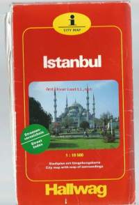 Istanbul City map 1989 - kartta