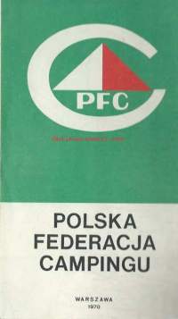 Polska mapa campingow 1970 - kartta