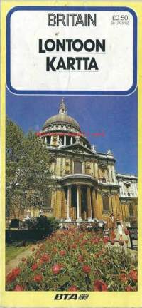 Lontoon kartta 1987 - kartta