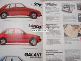 Mitsubishi Colt, Lancer, Galant -myyntiesite