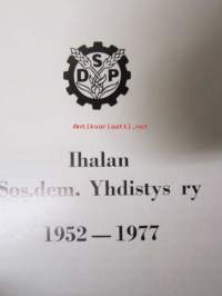 Ihalan Sos.Dem. yhdistys ry. 1952-1977