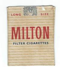 Milton   -  tupakkaetiketti  valm 1957