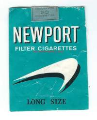 Newport  -  tupakkaetiketti  valm 1980-luku