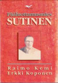 Pääluottamusmies Sutinen, 1991.  Signeerattu. Toimitsijana Sutisen työmaana olivat mekaanisen puun ja puusepänteollisuuden työpaikat Oulun ja Lapin