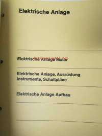 Mercedes-Benz Werkstatt-handbuch Elektrische Anlage Nutzfahrzeuge Band 3 - Sähköjärjestelmän korjaamokäsikirja kuorma-autojen osa 3 (1973-1980 ?), katso