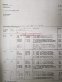 Mercedes-Benz Werkstatt-handbuch Elektrische Anlage Nutzfahrzeuge Band 3 - Sähköjärjestelmän korjaamokäsikirja kuorma-autojen osa 3 (1973-1980 ?), katso