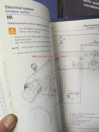 Fiat Service Manual Special Pollution Control Versions Uno 75 e.i., Ritmo 75 CL e.i. - 75 S e.i. - Regata 75 e.i. - 75 S e.i. - Croma  e.i. (M.Y.86) - Uno 45 -