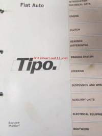 Fiat Tipo service Manual - Huoltokäsikirja