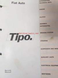 Fiat Tipo service Manual - Huoltokäsikirja