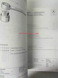 Mercedes-Benz Sonderwerkzeuge Lastwagen und Omnibusse - Outils speciaux Camions et autobus - Herramientas especiales Camiones y omnibuses - Erikoistyökaluja