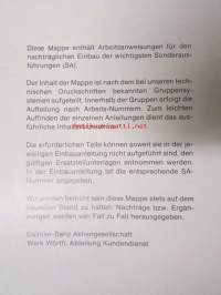 Mercedes-Benz Sonderausführungen Nutzfahrzeuge Band 1 - huoltotiedotteita