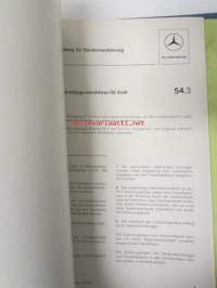 Mercedes-Benz Sonderausführungen Nutzfahrzeuge Band 1 - huoltotiedotteita
