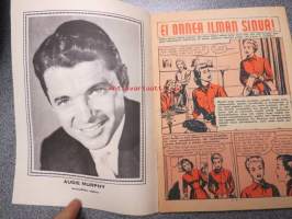 Ajan Sävel 1957 nr 12, kansikuva Dany Carell, takasivun kuva Ray Danton, Oreste, Linnanmäellä tavataan, Rock on aina Rock, ym.