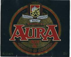Aura Olut III  -  olutetiketti