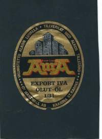 Aura Export A IV Olut  -  olutetiketti