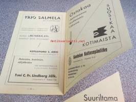 Suomalaisen lyseon abiturienttien iltamat Suomalaisella lyseolla 14.12.1935 /Turku