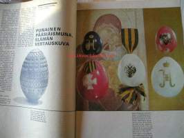 Kotiliesi 1971 nr 7 - pääsiäismuna,  Turun Krim ja Kakolan kundit, puutarha os kotia, mitä tänään syödään