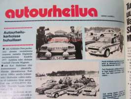 Moottori 1977 nr 2, sisältää mm. seur. artikkelit / kuvat / mainokset; 1899-1958 Packard autot Suomessa, Talvella matkailu-perävaunussa, Vanhasta kuin uusi -