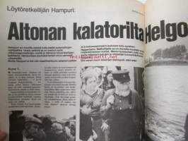 Moottori-Motor 1976 nr 3, sisältää mm. seur. artikkelit / kuvat / mainokset; Taitoajon Suomen Mestaruus 1976, Löytöretkeilijän Hampuri Altonan kalatorilta