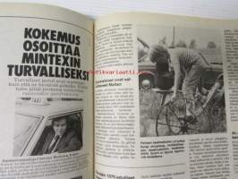 Moottori-Motor 1976 nr 3, sisältää mm. seur. artikkelit / kuvat / mainokset; Taitoajon Suomen Mestaruus 1976, Löytöretkeilijän Hampuri Altonan kalatorilta