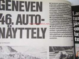 Moottori-Motor 1976 nr 3, sisältää mm. seur. artikkelit / kuvat / mainokset; Taitoajon Suomen Mestaruus 1976, Löytöretkeilijän Hampuri Altonan kalatorilta