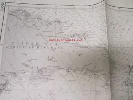 Merikartta West Indies Hispaniola to Saint Lucia - From United States, British and French surveys to 1927