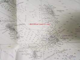 Merikartta West Indies Hispaniola to Saint Lucia - From United States, British and French surveys to 1927