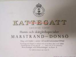 Merikartta Kattegatt Swedish Coast Hamn- och skärgårdsspecialer  Marstrand-Donsö