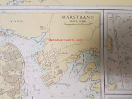 Merikartta Kattegatt Swedish Coast Hamn- och skärgårdsspecialer  Marstrand-Donsö