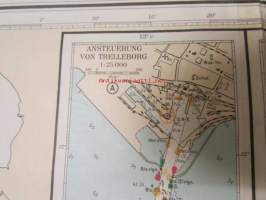 Merikartta Ostsee Deutsche, Dänische und Schwedische Küste - Geiser Ode Bis Bornholm