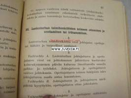 Lastensuojelua koskevia lakeja ja asetuksia ynnä eräitä asiaa koskevia ohjeita