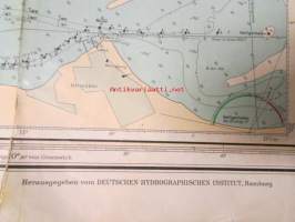 Merikartta Ostsee - Deutsche, Dänische und Küste Kieler Bucht