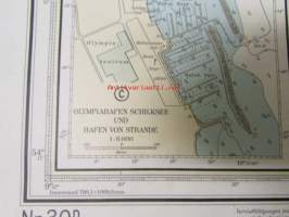 Merikartta Ostsee - Deutsche, Dänische und Küste Kieler Bucht