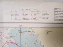 Merikartta Ostsee - Deutsche, Dänische und Küste Kieler Bucht