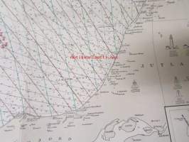 North Sea Skagerrak from the Norwegian, Swedish and Danish Charts of 1911 - Merikartta