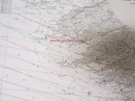 British Isles South Coast of Ireland to Lands end from the latest information hydrographic department to 1965 - Merikartta