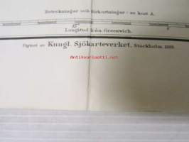 Blekingekusten Utlängan - Stenshuvud Mercators projektion - Merikartta