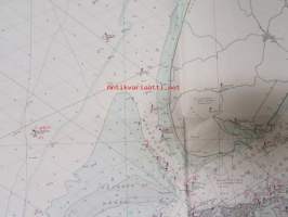 North Sea Netherlands Zeegat van Texel, from the Nederlands government charts to 1954 - Merikartta