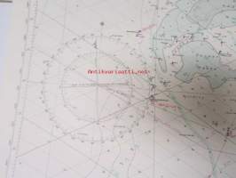 North Sea Netherlands Zeegat van Texel, from the Nederlands government charts to 1954 - Merikartta