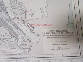 North Sea Netherlands Zeegat van Texel, from the Nederlands government charts to 1954 - Merikartta